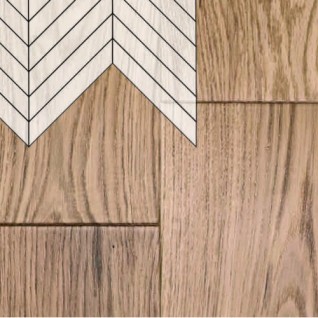 Инженерная доска Primavera Французская Елка Дуб Cono Натур