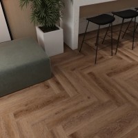 SPC виниловый ламинат Union Art Дуб Брауни