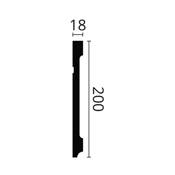 Напольный плинтус NMC FD20 Wallstyl