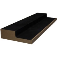 Финишная рейка для реечной панели WellMaker ПНл-37 Блэк 2800x64x19 левая