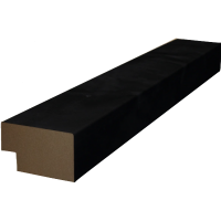 Финишная рейка для реечной панели WellMaker ПНп-37 Блэк 2800x32x19 правая